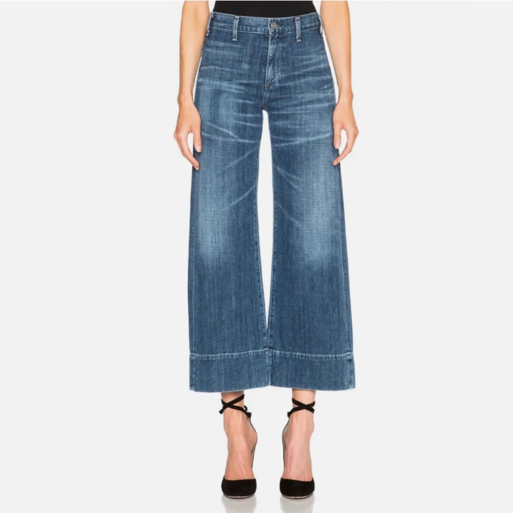 Citizen of Humanity Abigail High Rise Wide Leg Denim